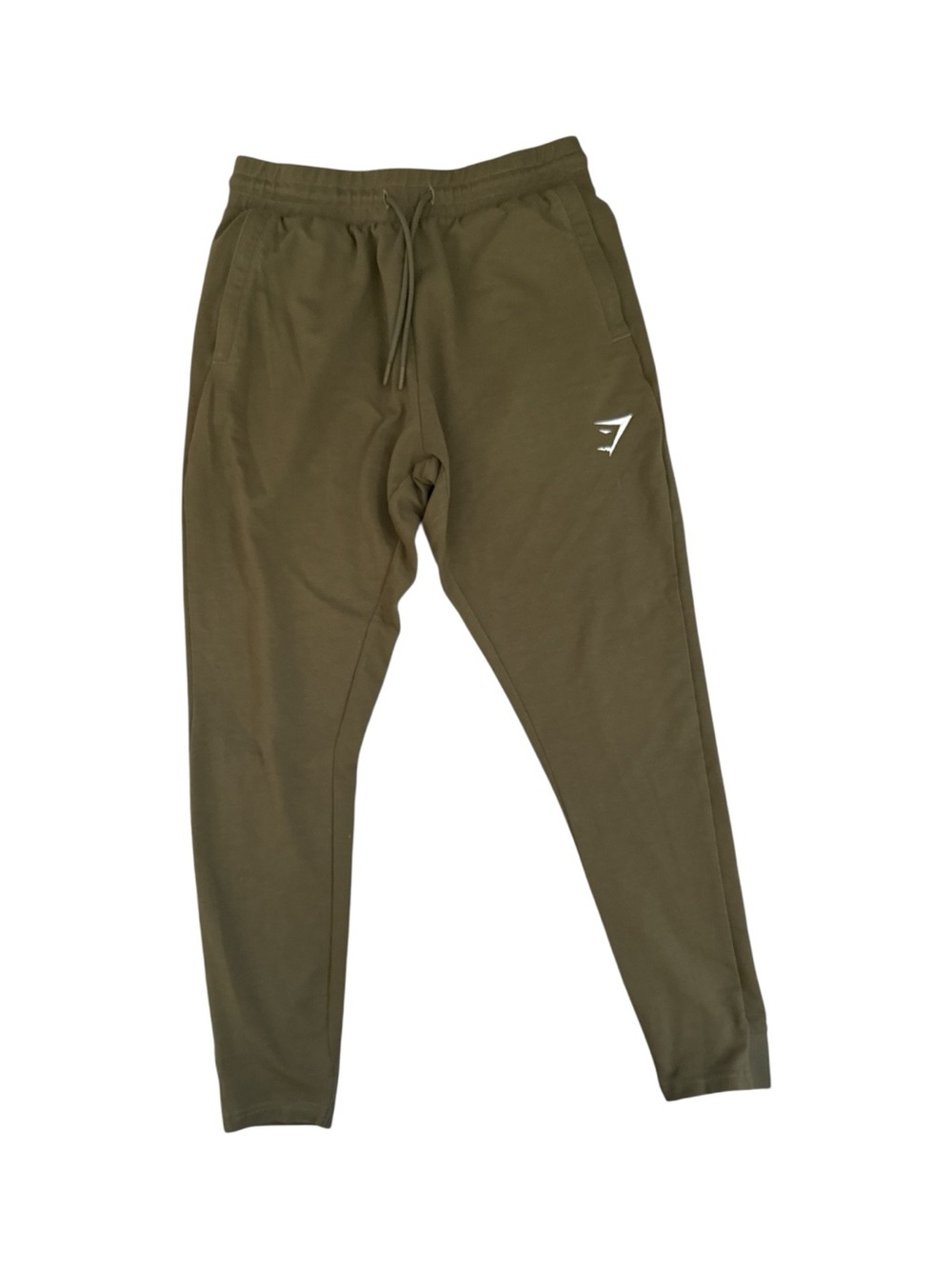 Gymshark Men’s Critical Zip Jogger Athletic Athleisure Pants | Olive Green | S